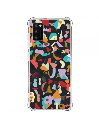 Coque Samsung Galaxy A41 Dreamy Animal Shapes Black - Ninola Design