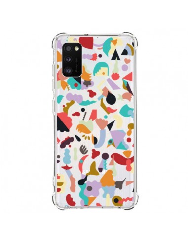 Coque Samsung Galaxy A41 Dreamy Animal Shapes White - Ninola Design