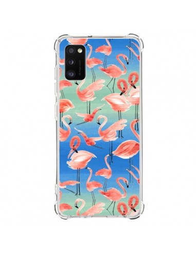 Coque Samsung Galaxy A41 Flamingo Pink - Ninola Design