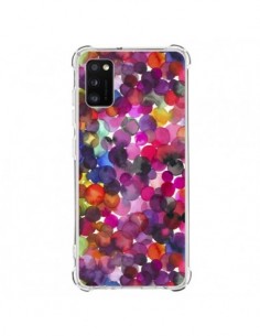 Coque Samsung Galaxy A41 Moody Geometry Rustic Brown -...