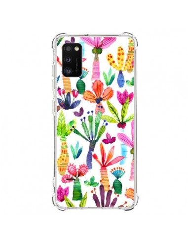 Coque Samsung Galaxy A41 Overlapped Watercolor Dots - Ninola Design