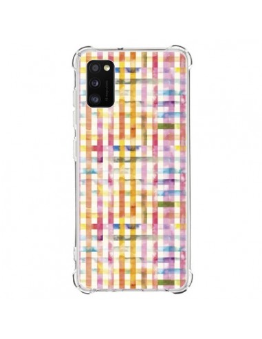 Coque Samsung Galaxy A41 Vichy Black Yellow - Ninola Design