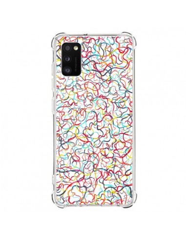 Coque Samsung Galaxy A41 Water Drawings White - Ninola Design