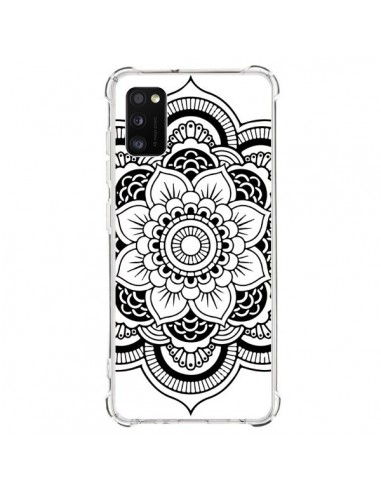 Coque Samsung Galaxy A41 Mandala Noir Azteque - Nico