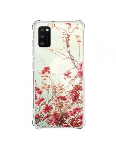 Coque Samsung Galaxy A41 Fleur Vintage Rose - Nico