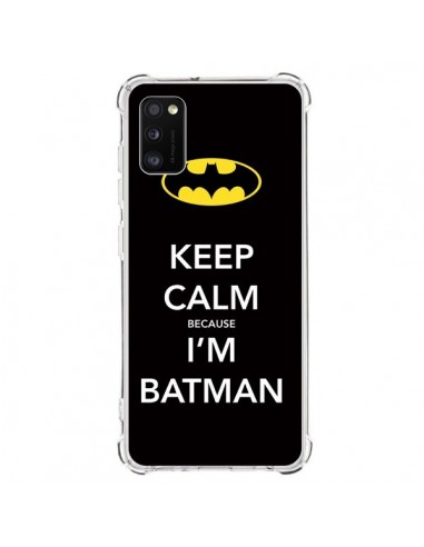 Coque Samsung Galaxy A41 Keep Calm because I'm Batman - Nico