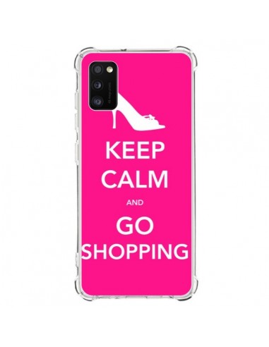 Coque Samsung Galaxy A41 Keep Calm and Go Shopping - Nico