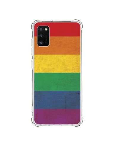 Coque Samsung Galaxy A41 Drapeau Arc En Ciel Gay - Nico