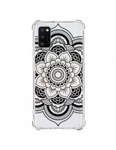 Coque Samsung Galaxy A41 Mandala Noir Azteque...