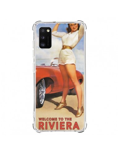 Coque Samsung Galaxy A41 Welcome to the Riviera Vintage Pin Up - Nico