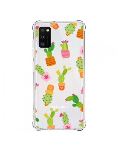 Coque Samsung Galaxy A41 Cactus Méli Mélo Transparente - Nico