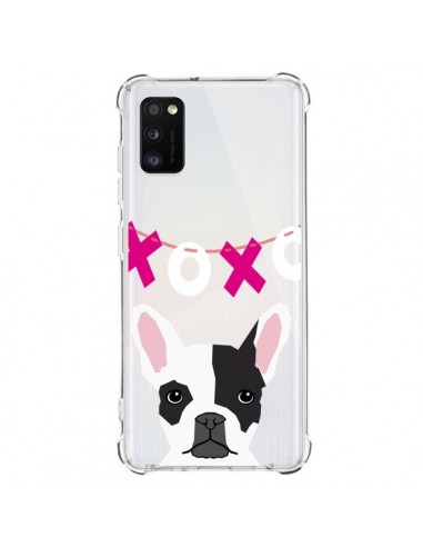 Coque Samsung Galaxy A41 Bulldog Français XoXo Chien Transparente - Pet Friendly