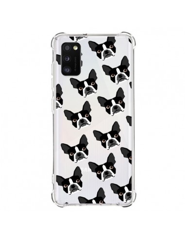 Coque Samsung Galaxy A41 Chiens Boston Terrier Transparente - Pet Friendly