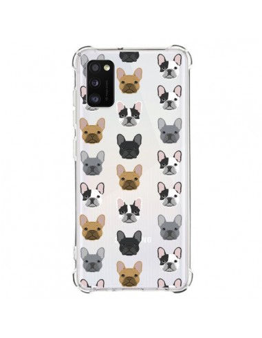 Coque Samsung Galaxy A41 Chiens Bulldog Français Transparente - Pet Friendly