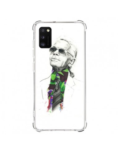 Coque Samsung Galaxy A41 Karl Lagerfeld Fashion Mode Designer - Percy