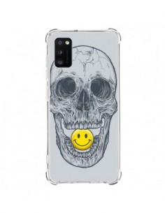 Coque Samsung Galaxy A41 Smiley Face Tête de Mort -...