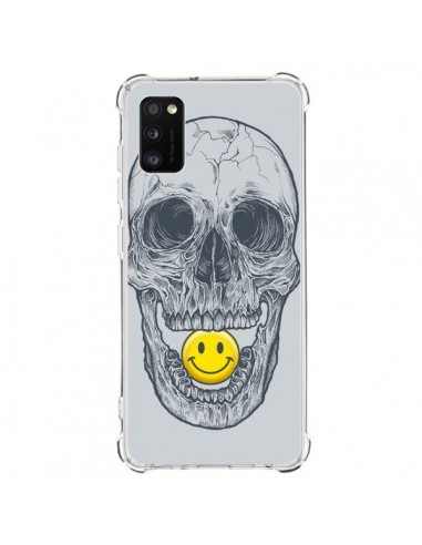 Coque Samsung Galaxy A41 Smiley Face Tête de Mort - Rachel Caldwell