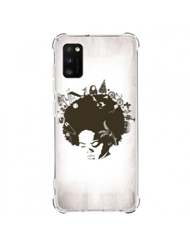 Coque Samsung Galaxy A41 Childhood Garden Afro - Rachel Caldwell