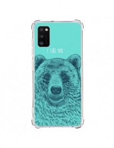 Coque Samsung Galaxy A41 Bear Ours I like You - Rachel...