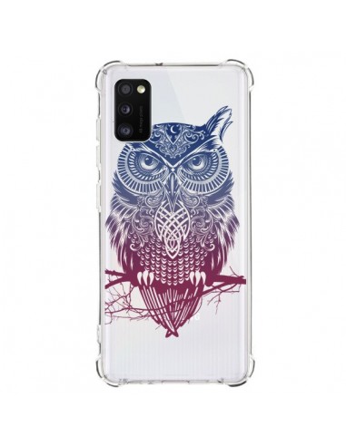 Coque Samsung Galaxy A41 Hibou Chouette Owl Transparente - Rachel Caldwell