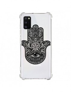 Coque Samsung Galaxy A41 Hamsa Cinq Doigts Main Mauvais...