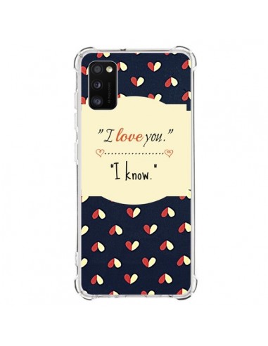 Coque Samsung Galaxy A41 I love you - R Delean