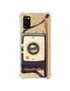 Coque Samsung Galaxy A41 Appareil Photos Vintage Smile -...