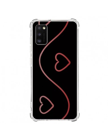 Coque Samsung Galaxy A41 Coeur Love Rouge - R Delean