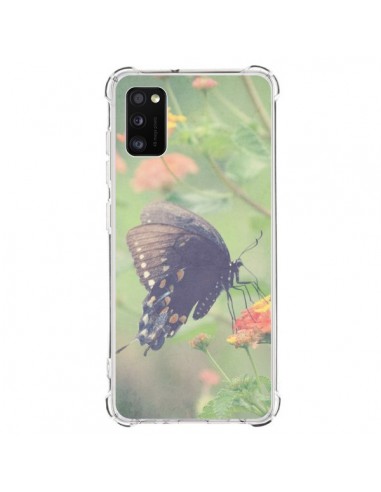 Coque Samsung Galaxy A41 Papillon Butterfly - R Delean