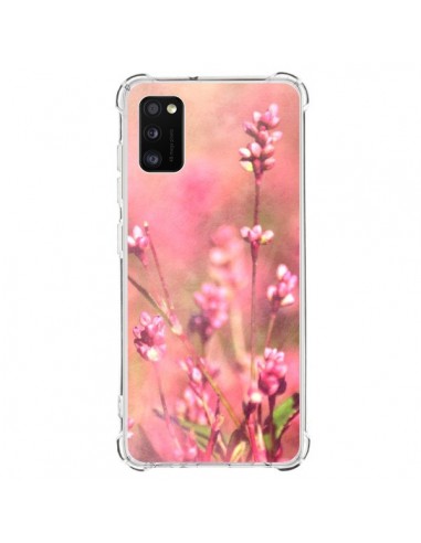 Coque Samsung Galaxy A41 Fleurs Bourgeons Roses - R Delean
