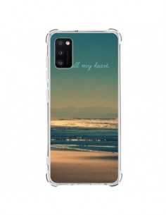 Coque Samsung Galaxy A41 Be still my heart Mer Sable...