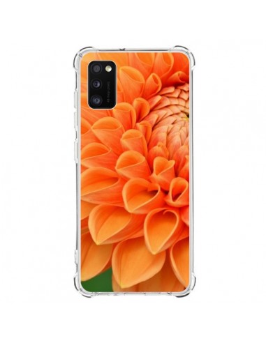 Coque Samsung Galaxy A41 Fleurs oranges flower - R Delean