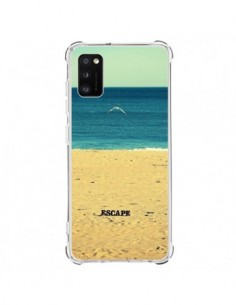 Coque Samsung Galaxy A41 Escape Mer Plage Ocean Sable...