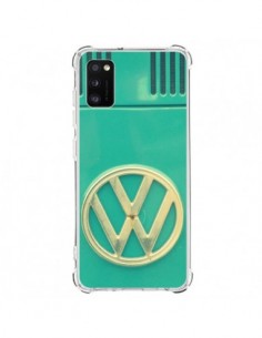 Coque Samsung Galaxy A41 Groovy Van Hippie VW Bleu - R...