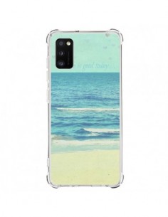 Coque Samsung Galaxy A41 Life good day Mer Ocean Sable...