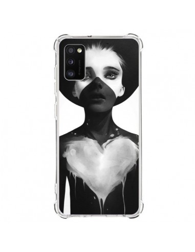 Coque Samsung Galaxy A41 Fille Coeur Hold On - Ruben Ireland