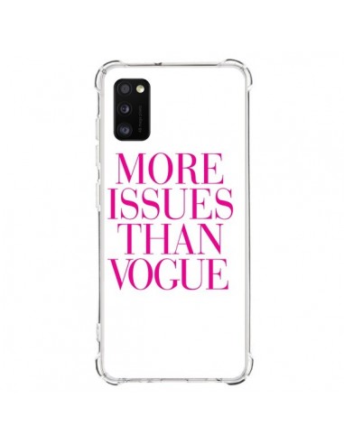 Coque Samsung Galaxy A41 More Issues Than Vogue Rose Pink - Rex Lambo