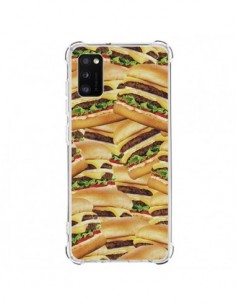 Coque Samsung Galaxy A41 Burger Hamburger Cheeseburger -...