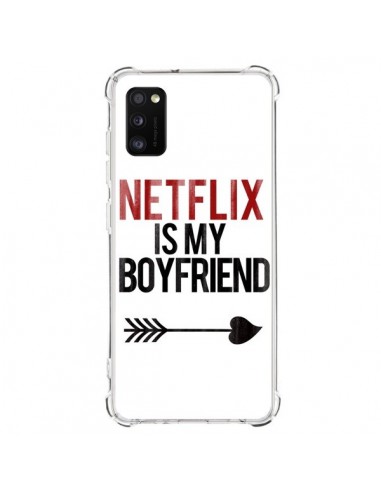 Coque Samsung Galaxy A41 Netflix is my Boyfriend - Rex Lambo