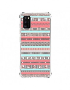 Coque Samsung Galaxy A41 Azteque Aztec Rose Pastel - Rex...
