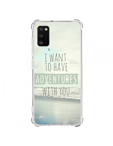 Coque Samsung Galaxy A41 I want to have adventures with you - Sylvia Cook