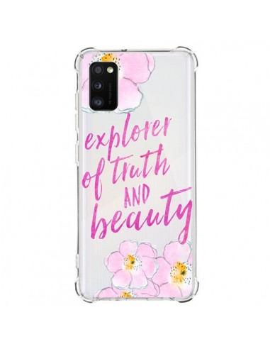 Coque Samsung Galaxy A41 Explorer of Truth and Beauty Transparente - Sylvia Cook