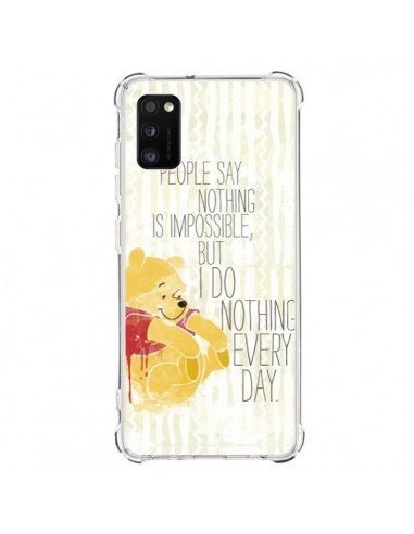 Coque Samsung Galaxy A41 Winnie I do nothing every day - Sara Eshak