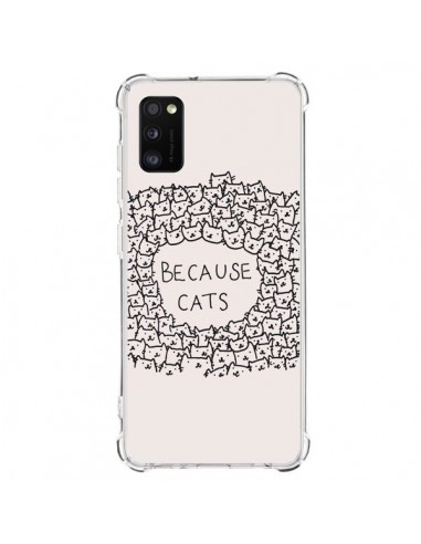 Coque Samsung Galaxy A41 Because Cats chat - Santiago Taberna