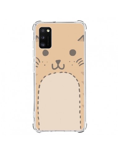 Coque Samsung Galaxy A41 Big Cat chat - Santiago Taberna