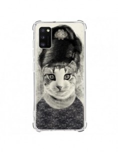 Coque Samsung Galaxy A41 Audrey Cat Chat - Tipsy Eyes