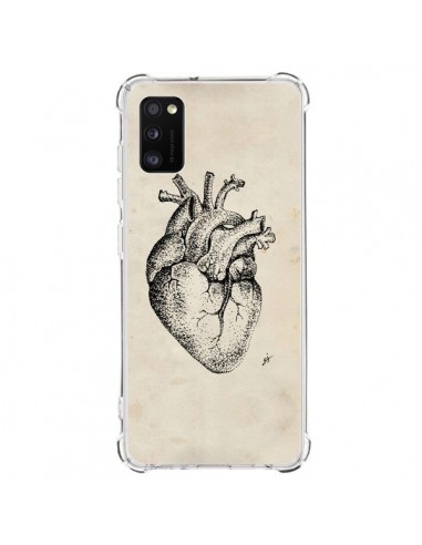 Coque Samsung Galaxy A41 Coeur Vintage - Tipsy Eyes