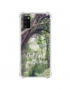 Coque Samsung Galaxy A41 Get lost with him Paysage Foret...