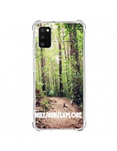 Coque Samsung Galaxy A41 Hike Run Explore Paysage Foret -...