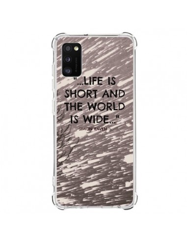 Coque Samsung Galaxy A41 Life is short Foret - Tara Yarte